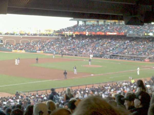 Oracle Park, block: 128, row: 41, seat: 11