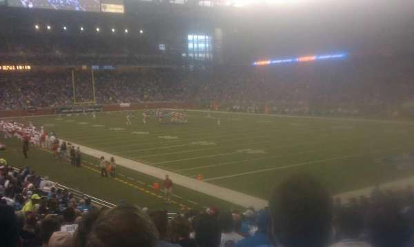 Ford Field, block: 134, row: 20, seat: 4