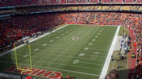Arrowhead Stadium, block: 310, row: 11, seat: 18