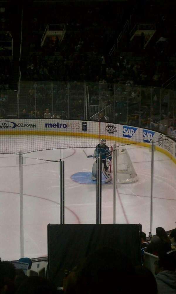 SAP Center, block: 113, row: 14, seat: 6