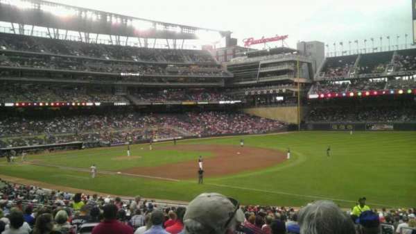 Target Field, block: 104, row: 35, seat: 3
