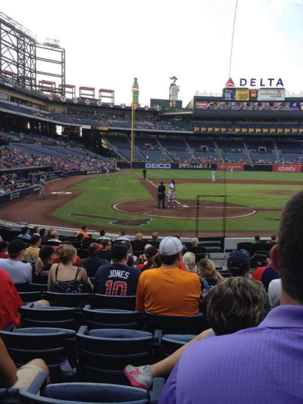 Turner Field, block: 105l, row: 13, seat: 105