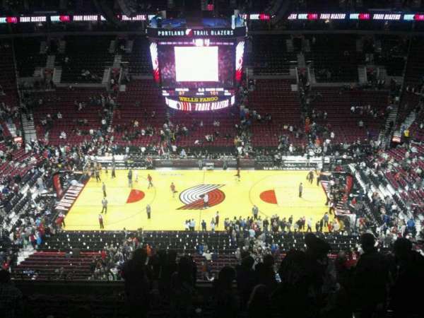 Moda Center, block: 318, row: m, seat: 5
