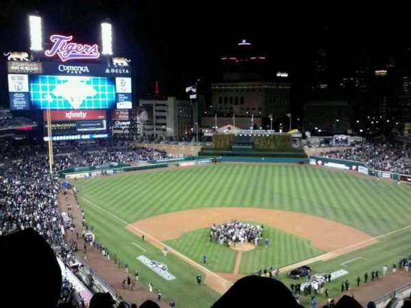 Comerica Park, block: 327, row: 14, seat: 12
