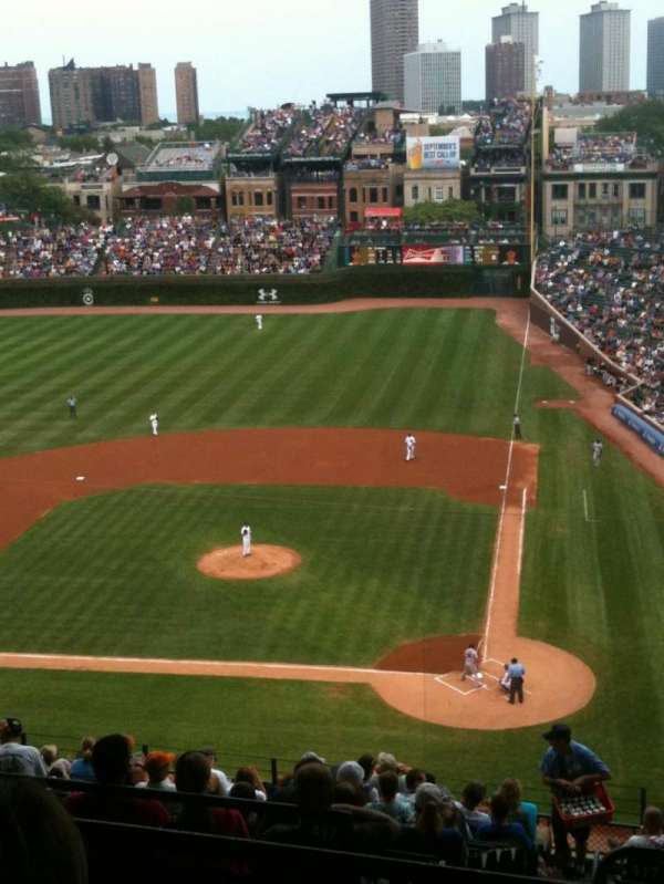 Wrigley Field, block: 414L, row: 2, seat: 4