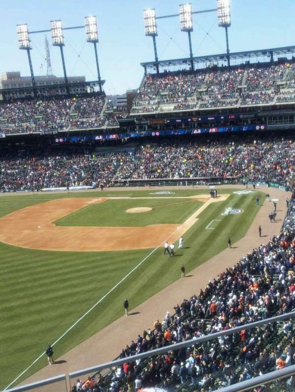 Comerica Park, block: 343, row: C, seat: 19