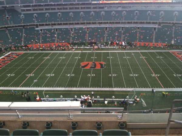 Paycor Stadium, block: 340, row: 4, seat: 1