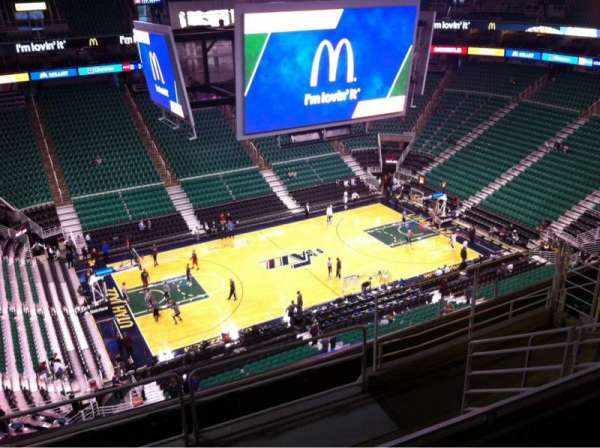 Delta Center, block: 115, row: 8, seat: 6