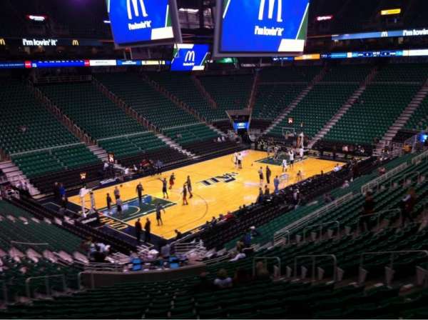 Delta Center, block: 10, row: 18, seat: 11