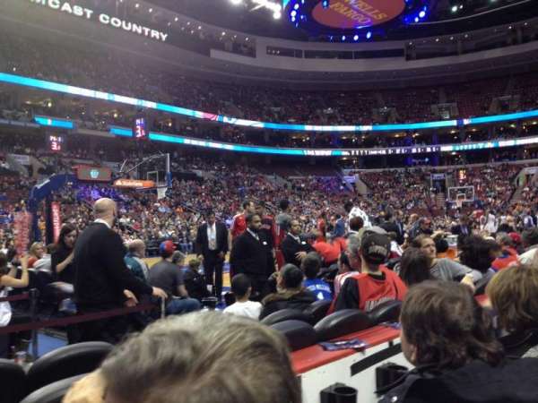 Xfinity Mobile Arena, block: 123, row: 3, seat: 1