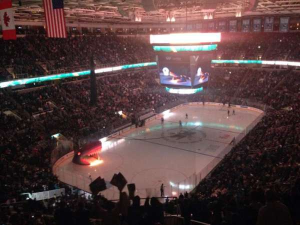 SAP Center, block: 220, row: 15, seat: 2