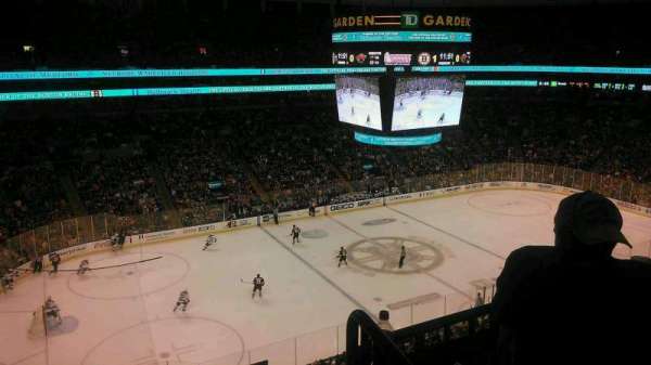 TD Garden, block: Old Bal 318, row: 3, seat: 1