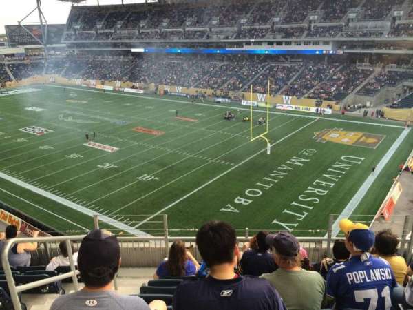 Princess Auto Stadium, block: 201, row: 7, seat: 3