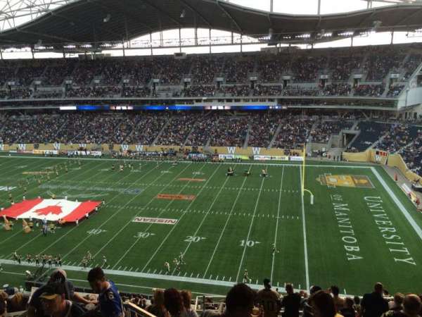 Princess Auto Stadium, block: 205, row: 18, seat: 20