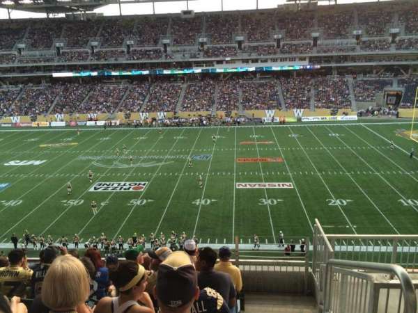 Princess Auto Stadium, block: 207, row: 6, seat: 1