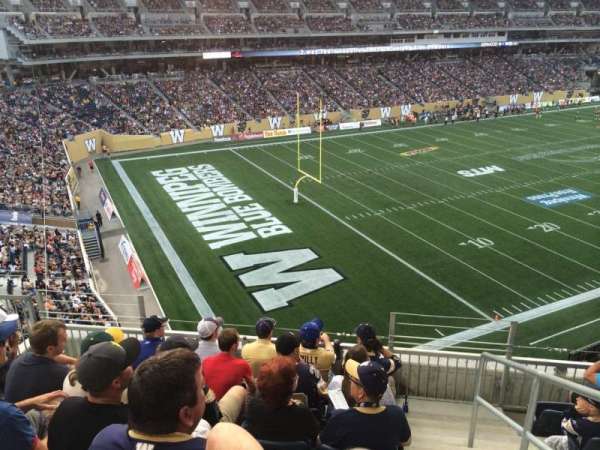 Princess Auto Stadium, block: 215, row: 14, seat: 1