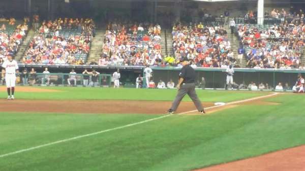 Progressive Field, block: 175, row: B, seat: 4