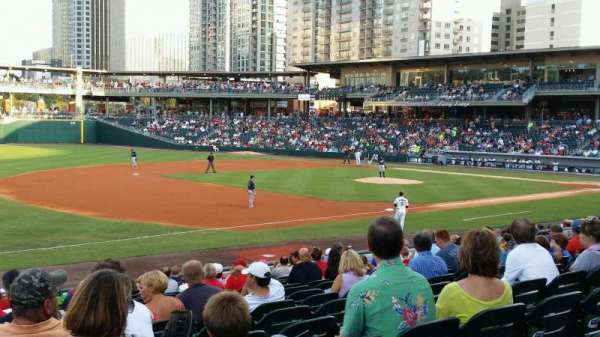 Truist Field, block: 118, row: T, seat: 22