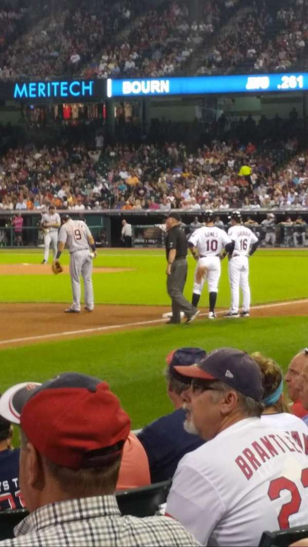 Progressive Field, block: 169, row: g, seat: 5