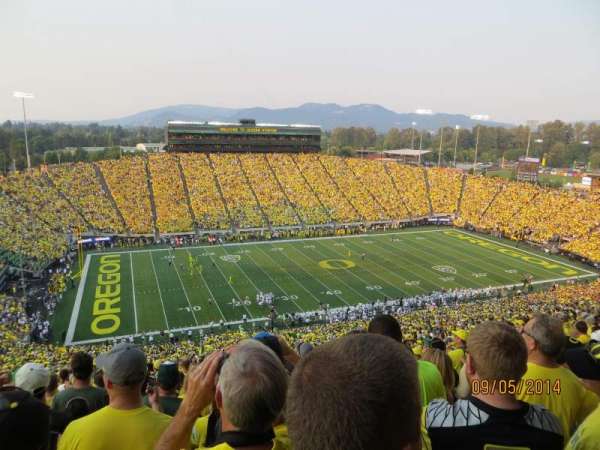 Autzen Stadium, block: 35, row: 82, seat: 12