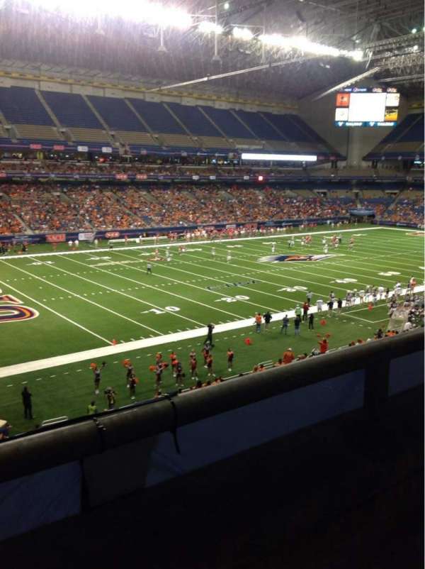 Alamodome, block: 217, row: 1, seat: 15