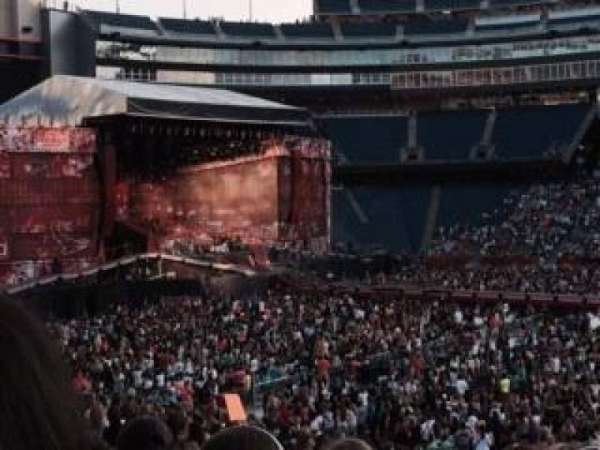 Gillette Stadium, block: 109, row: 29, seat: 6