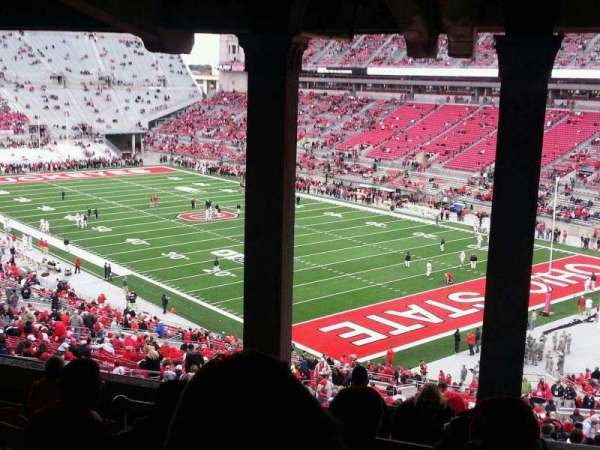Ohio Stadium, block: 8B, row: 11, seat: 22