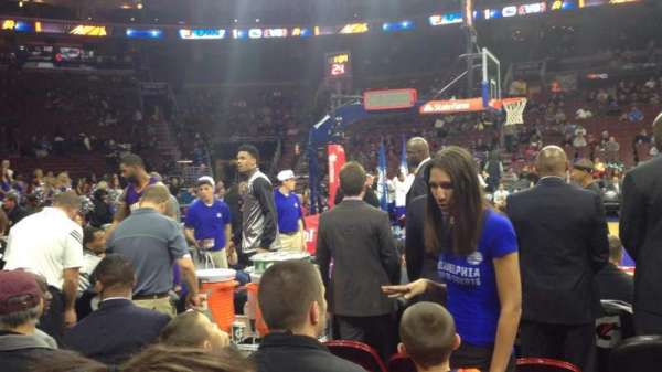 Xfinity Mobile Arena, block: 124, row: 2, seat: 7