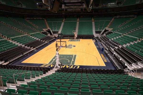 Delta Center, block: 12, row: R, seat: 7