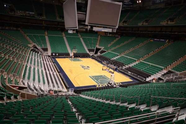 Delta Center, block: 14, row: 13, seat: 7