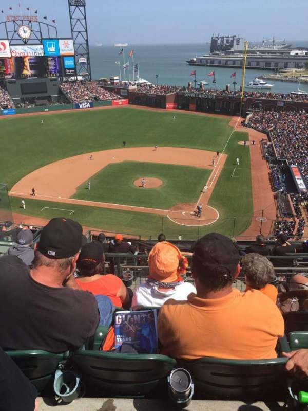 Oracle Park, block: VR, row: 5, seat: 9