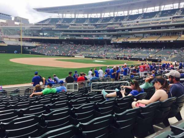 Target Field, block: 17, row: 12, seat: 8