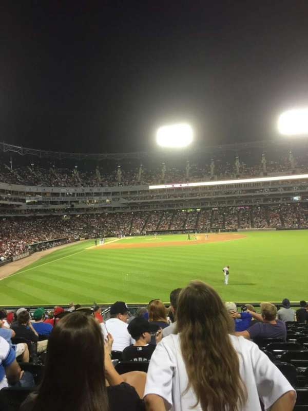 Rate Field, block: 105, row: 22, seat: 21