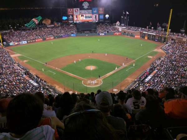 Oracle Park, block: VR315, row: 11, seat: 16