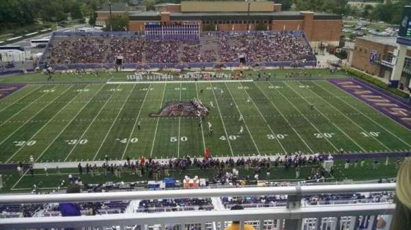 Bridgeforth Stadium, block: 406, row: E, seat: 5