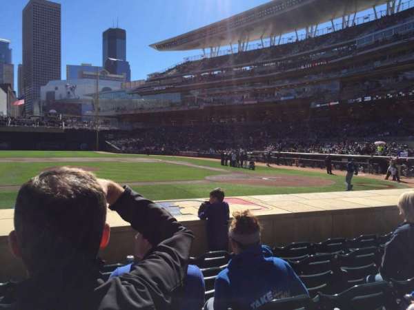 Target Field, block: 12, row: 9, seat: 13