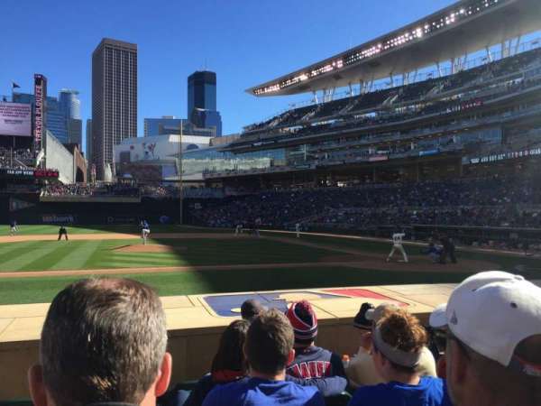 Target Field, block: 12, row: 9, seat: 13