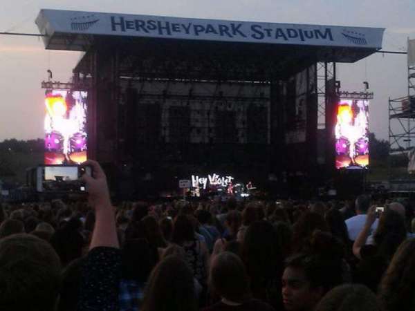 Hershey Park Stadium, block: G, row: 82, seat: 31