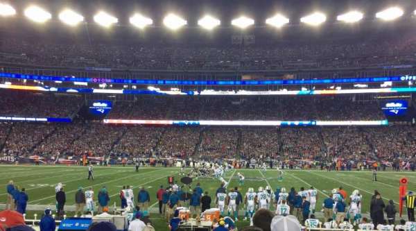 Gillette Stadium, block: 131, row: 7, seat: 17