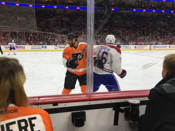 Xfinity Mobile Arena, block: 123, row: 2, seat: 11