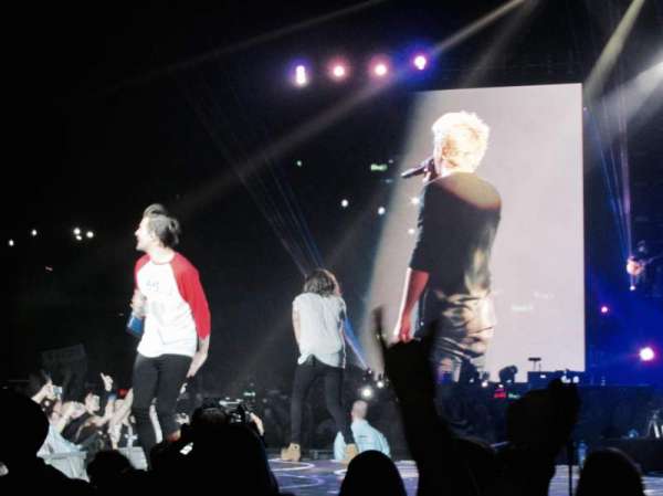 The O2, London, block: Floor B2, row: 6, seat: 26