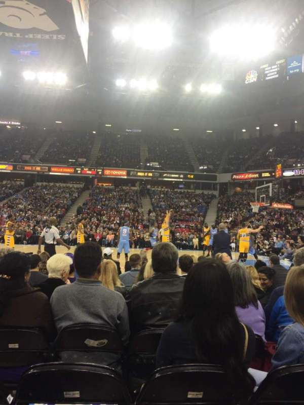 Sleep Train Arena, block: 114, row: A, seat: 3