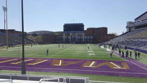 Bridgeforth Stadium, block: 117, row: l, seat: 21