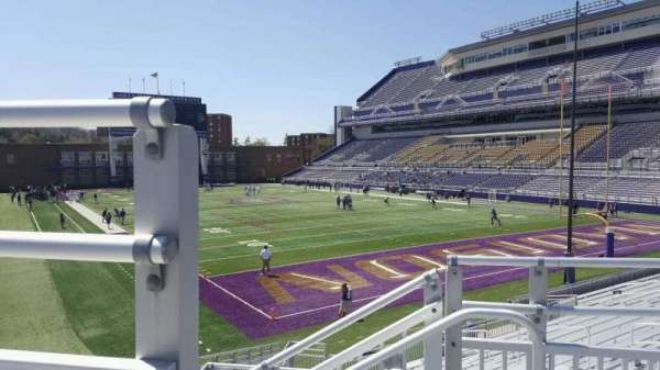 Bridgeforth Stadium, block: 222, row: p, seat: 7