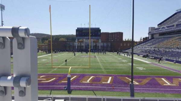 Bridgeforth Stadium, block: 218, row: n, seat: 19