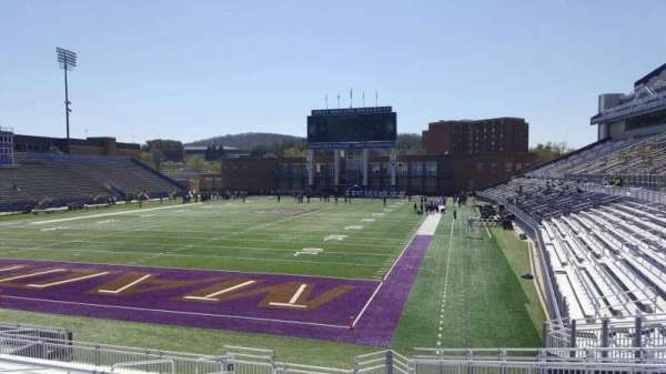 Bridgeforth Stadium, block: 216, row: n, seat: 1