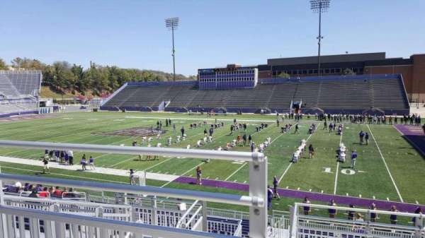 Bridgeforth Stadium, block: 202, row: g, seat: 21