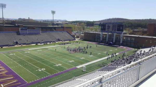 Bridgeforth Stadium, block: 311, row: b, seat: 21