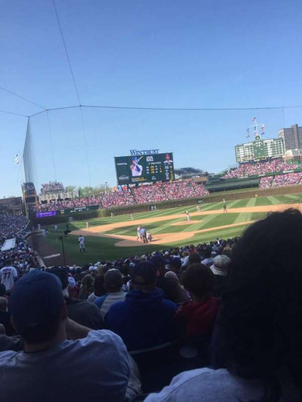 Wrigley Field, block: 119, row: 12, seat: 14