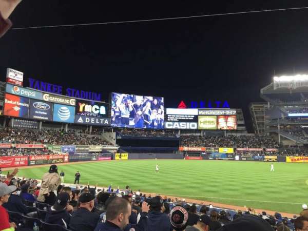 Yankee Stadium, block: 127b, row: 9, seat: 4